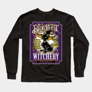 Jim8ball - Black Cat Witchery Long Sleeve T-Shirt